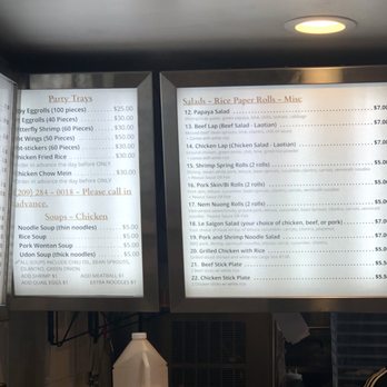 Le Saigon - Menu - Sandwiches Near Me - Modesto, California