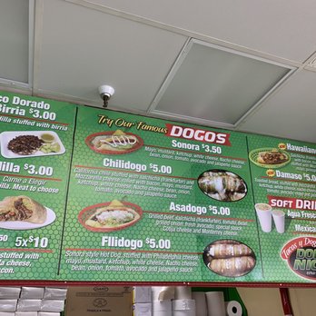 Tacos & Dogos Don Nico - Menu - Street Vendors Near Me - Mesa, Arizona