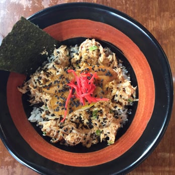 Strings Ramen Shop - Spicy King Crab and Uni Rice Bowl - Ramen Near Me - Chicago, Illinois Strings Ramen Shop - Spicy King Crab and Uni Rice Bowl - Ramen Near Me - Chicago, Illinois