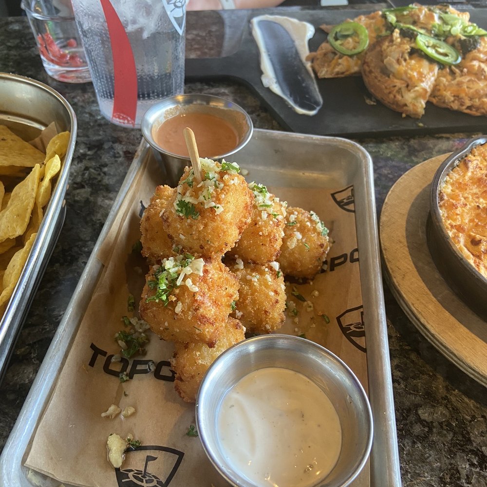 Topgolf - Macaroni bites - Golf Near Me - Chesterfield, Missouri Topgolf - Macaroni bites - Golf Near Me - Chesterfield, Missouri