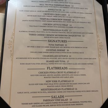 Crown Providence - Menu - Mediterranean Near Me - Providence, Rhode Island