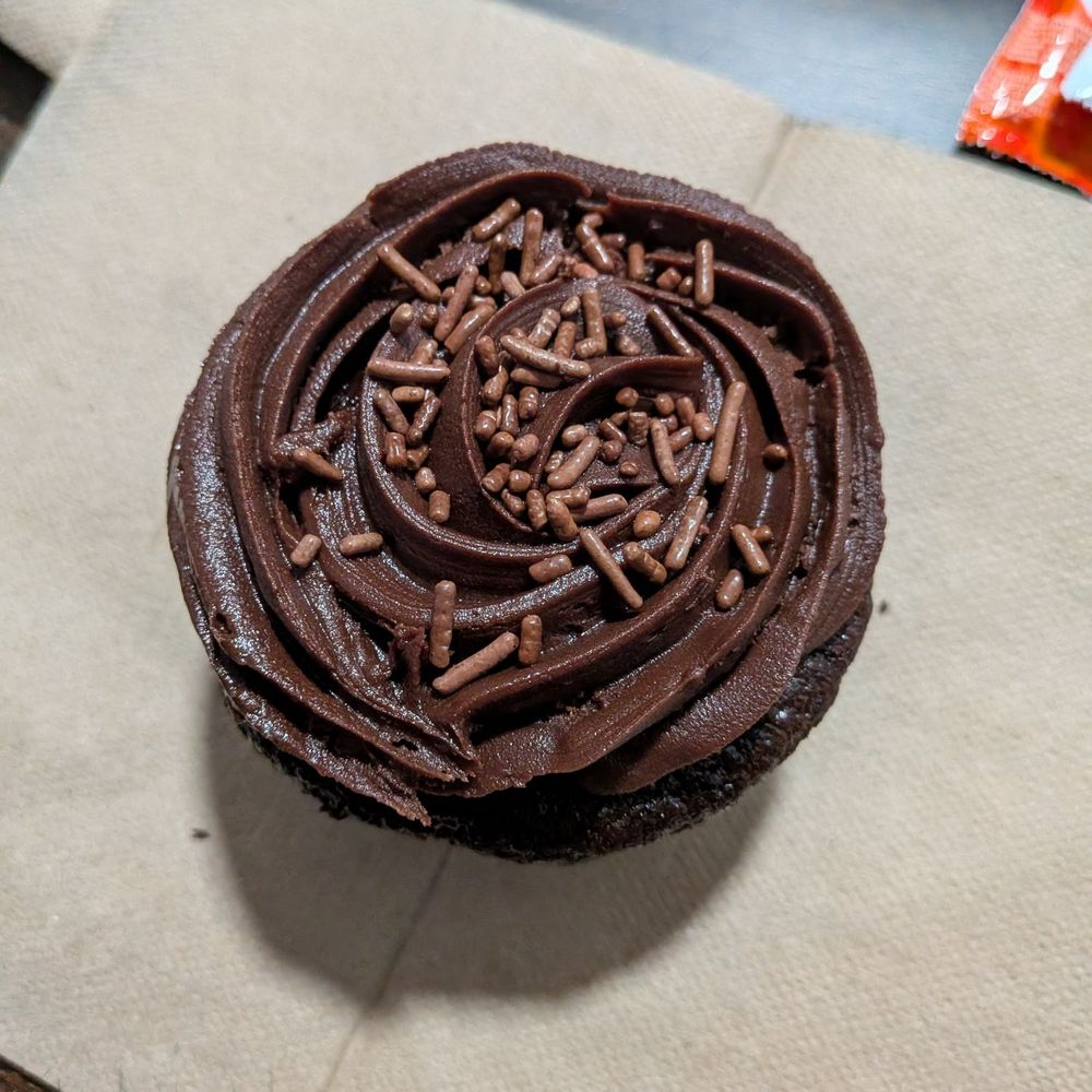 Chocolate gluten free cupcake