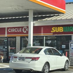 Circle K - Circle K with a subway, they also sell wine, sodas, hotdogs, and tobacco products