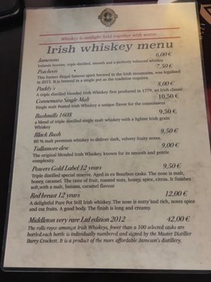 Menu photo 1 Claddagh Irish Pub Lier, VAN