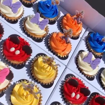Sweet Treats By Joss - this is for a little birthday party! she did disney cupcakes and honestly these are my favorite !! of many things she's done. - Desserts Near Me Sweet Treats By Joss - this is for a little birthday party! she did disney cupcakes and honestly these are my favorite !! of many things she's done. - Desserts Near Me