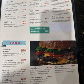 Louise's Pantry - Menu - American Near Me - La Quinta, California