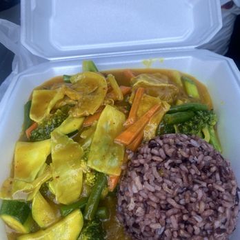 Anna’s Vegan Plate - Vegan Curry Chicken - New American Near Me - Palm Bay, Florida