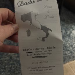 Menu cover