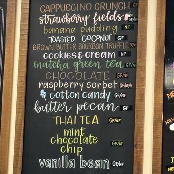 Sugar Koi - Current menu - Ice Cream & Frozen Yogurt Near Me - Cary, North Carolina