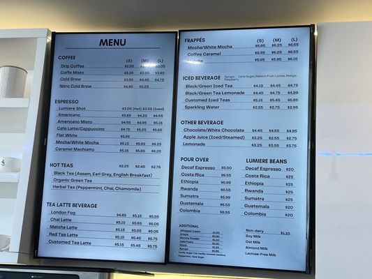 Menu photo 8 Lumiere Cafe Vancouver, BC