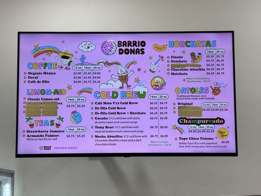 Menu photo 2 Barrio Donas National City, CA