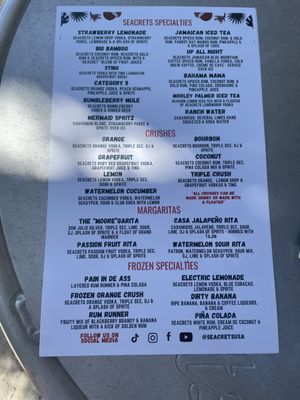 Menu photo 7 Seacrets Ocean City, MD Menu photo 7 Seacrets Ocean City, MD