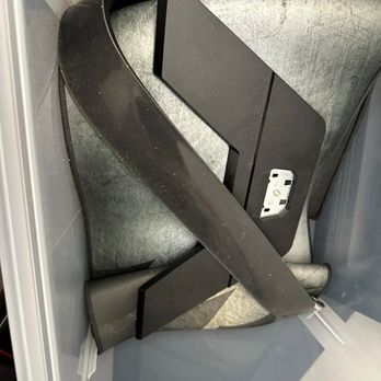 Prince Movers - Mouse pads, monitor pars, wrist wrest, tossed folded into bins. - Movers Near Me