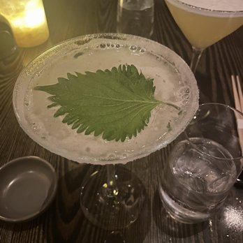 Yellowtail Japanese Restaurant & Lounge - Shiso Sparkler - Japanese Near Me - Las Vegas, Nevada