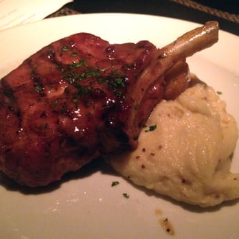 BALEENkitchen - Grilled pork chop w/mustard maple glaze and mustard seed mashed 'taters. - Seafood Near Me - Redondo Beach, California BALEENkitchen - Grilled pork chop w/mustard maple glaze and mustard seed mashed 'taters. - Seafood Near Me - Redondo Beach, California