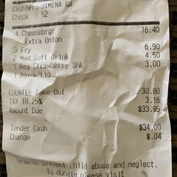 In-N-Out Burger - In-N-Out Receipt - cashier's name needs to relearn the core values - Burgers Near Me - Burbank, California In-N-Out Burger - In-N-Out Receipt - cashier's name needs to relearn the core values - Burgers Near Me - Burbank, California
