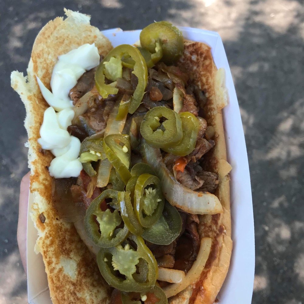 Pig Out In The Park - BBQ Beef Sandwich With Onions & Jalapeños. - Festivals Near Me - Spokane, Washington