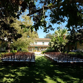 Rancho Los Cerritos - Courtyard set up for a wedding. - Museums Near Me - Long Beach, California Rancho Los Cerritos - Courtyard set up for a wedding. - Museums Near Me - Long Beach, California