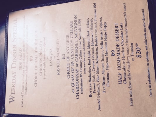Menu photo 4 Pascucci Santa Barbara, CA