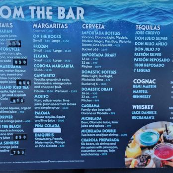 Pacifico Seafood And Grill - Bar menu - Seafood Near Me - Burnsville, North Carolina Pacifico Seafood And Grill - Bar menu - Seafood Near Me - Burnsville, North Carolina