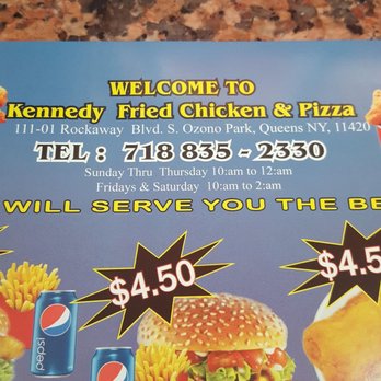 Kennedy Fried Chicken - Location & contact info - Chicken Wings Near Me - Queens, New York