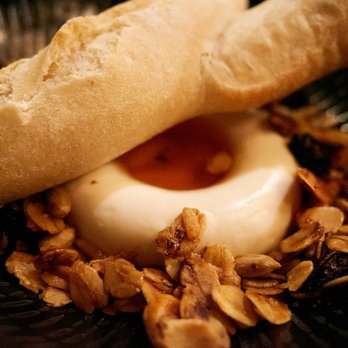 Partage - Goat cheese nougat, white balsamic vinegar and honey reduction (Aug 2022 menu) - French Near Me - Las Vegas, Nevada