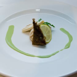 Restaurant M - Huisgerookte makreel mousse met tuinkruidendressing