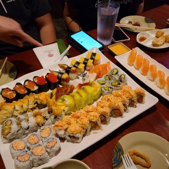 Sushi Castle - a large platter of sushi on a table - Sushi Bars Near Me - Eastchester, New York Sushi Castle - a large platter of sushi on a table - Sushi Bars Near Me - Eastchester, New York