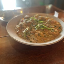 Southern Craft - Shrimp and andouille sausage with grits