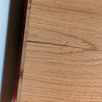 Hurst Hardwoods - One of many pieces that split - Flooring Near Me - Tampa, Florida