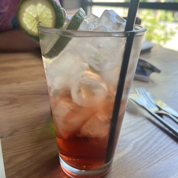 Fresko - Cranberry juice and club soda - New American Near Me - Des Moines, Iowa
