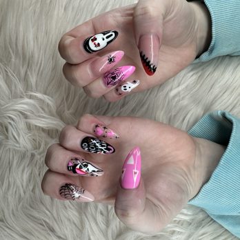 JV Nails Spa - Halloween Nails by Ben! - Nail Salons Near Me - Charlotte, North Carolina