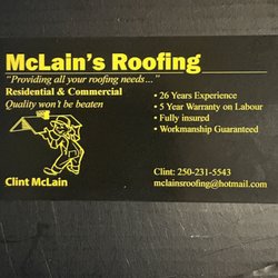 McLain's Roofing