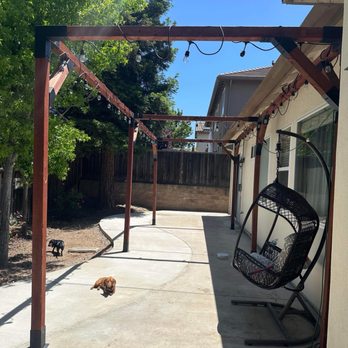 Lion's Landscaping - Back yard concrete - Landscaping Near Me - Paso Robles, California Lion's Landscaping - Back yard concrete - Landscaping Near Me - Paso Robles, California