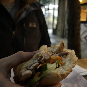 Rayman's Nudough - Grilled Chicken Sandwich (Banh Mi gA) - Vietnamese Near Me - Oakland, California Rayman's Nudough - Grilled Chicken Sandwich (Banh Mi gA) - Vietnamese Near Me - Oakland, California