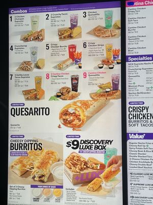 Menu photo 2 Taco Bell Mint Hill, NC