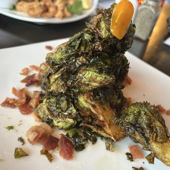 Matto Wine Bar - Brussels Sprouts - sweeter than I expected but delicious - Wine Bars Near Me - Shelton, Connecticut