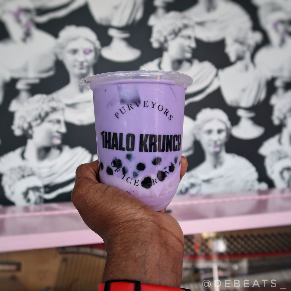 iHalo Krunch - Ube Bubble Tea - Ice Cream & Frozen Yogurt Near Me - Toronto, Ontario iHalo Krunch - Ube Bubble Tea - Ice Cream & Frozen Yogurt Near Me - Toronto, Ontario