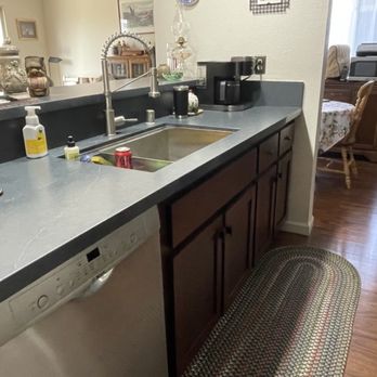 Reliable Home Improvement - New counter top, new sink, faucet and refaced cabinets along with fresh paint - General Contractors Near Me - Citrus Heights, California
