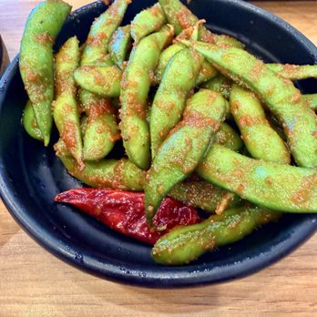 Kairi Sushi - Spicy Garlic Edamame - Sushi Bars Near Me - Cerritos, California Kairi Sushi - Spicy Garlic Edamame - Sushi Bars Near Me - Cerritos, California
