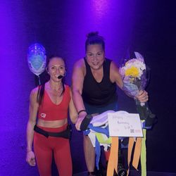 CYCLEBAR - Owner Paige celebrating birthdays!