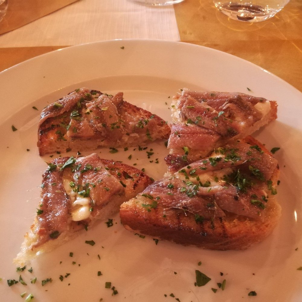 Terra di Siena - Anchovies on toast - Tuscan Near Me - Rome, RM Terra di Siena - Anchovies on toast - Tuscan Near Me - Rome, RM