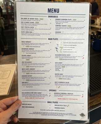 Menu photo 4 Trail Life Brewing Grand Junction, CO