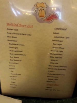 Menu photo 2 River's Edge Pizza, Pub & Grille Dundee, MI