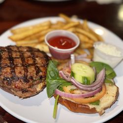 Troy Mediterranean Cuisine - Spicy Lamb Burger