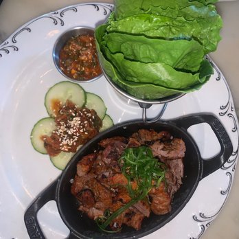 Loch Bar - skirt steak lettuce wraps - Seafood Near Me - Houston, Texas