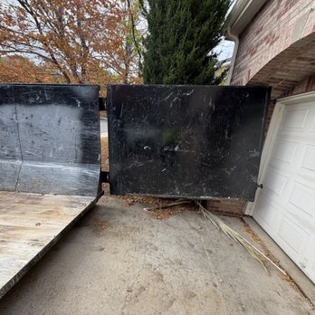 Humpty Dump Roll-Offs & Dumpsters - Showing how the door still swings open! - Dumpster Rental Near Me - Commerce City, Colorado