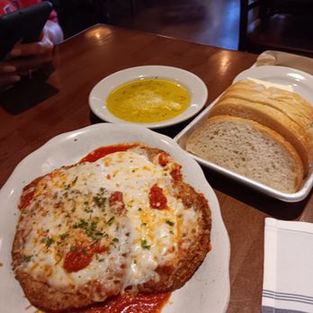 Mia Sorella - This was the eggplant parmigiana "appetizer" huge  & delicious. - Italian Near Me - Ballwin, Missouri