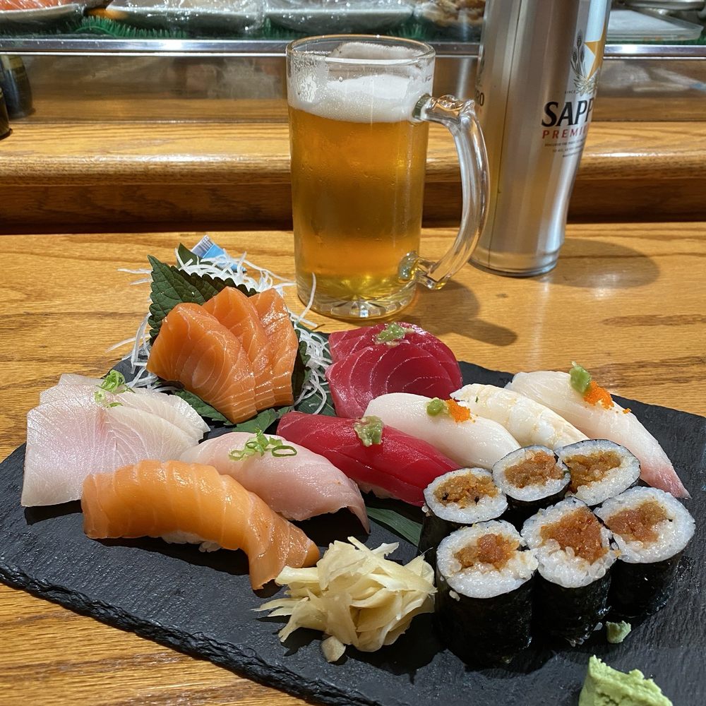 SUSHI THAI - Chef choice of sushi and sashimi, with a spicy tuna roll. - Sushi Bars Near Me - Hermitage, Tennessee SUSHI THAI - Chef choice of sushi and sashimi, with a spicy tuna roll. - Sushi Bars Near Me - Hermitage, Tennessee