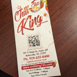Chili King - Menu
